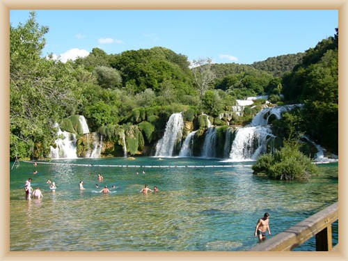 N�rodn� park Krka - Koupali�t�