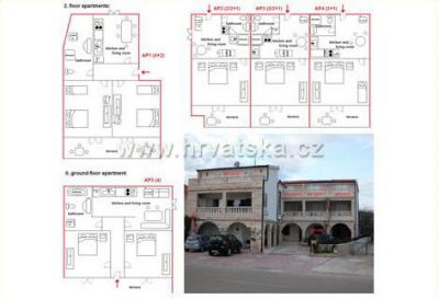 Apartmány Branka