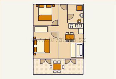 Apartmány Mandre Damir