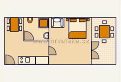 Apartmány Mandre Damir