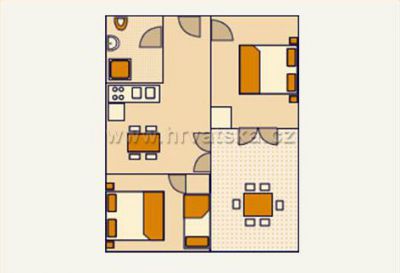 Apartmány Mandre Damir