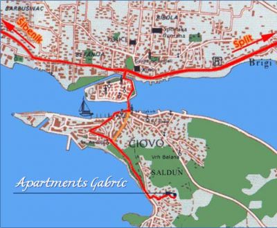 Apartmány Gabric Trogir