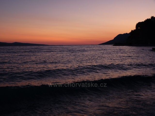 Západ slunce v Brele