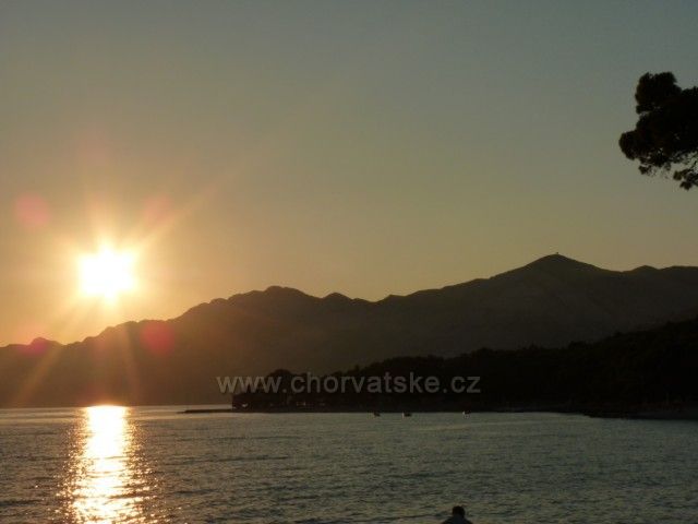 Záped slunce v Brele