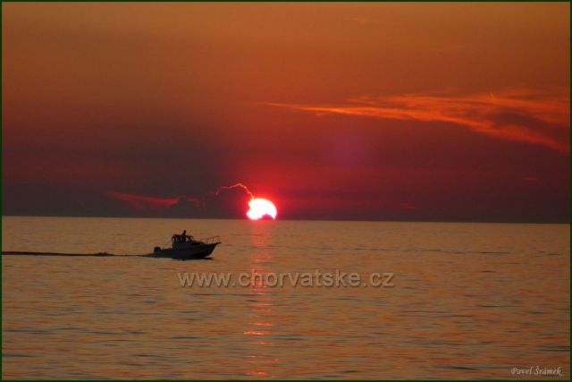 Západ slunce v Zadaru