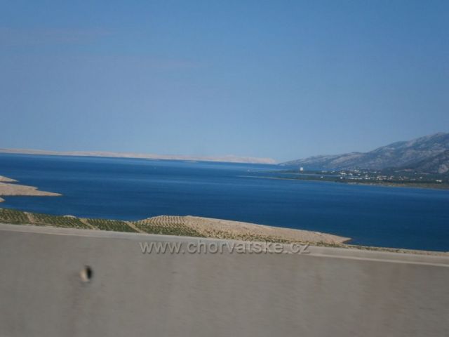 První pohled na moře při cestě na VIR