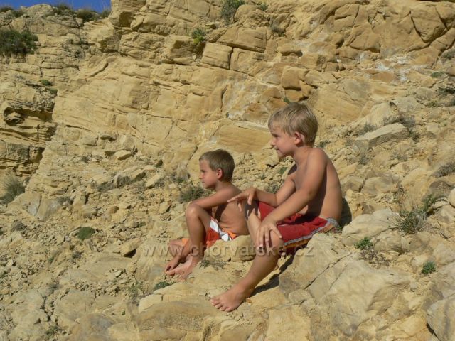 Dominik a Lukáš - polostrov Lopar