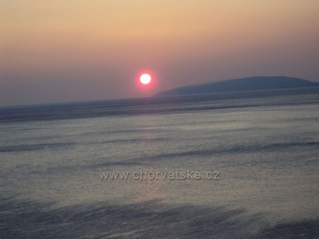 Gradac-západ slunce