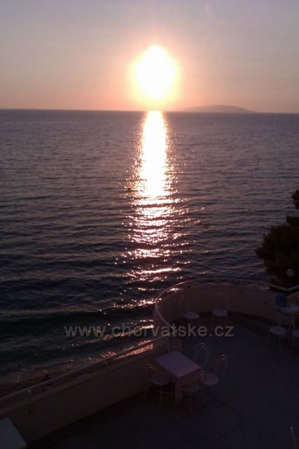 Gradac-západ slunce