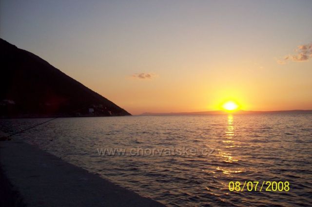 západ slunce Trpanj