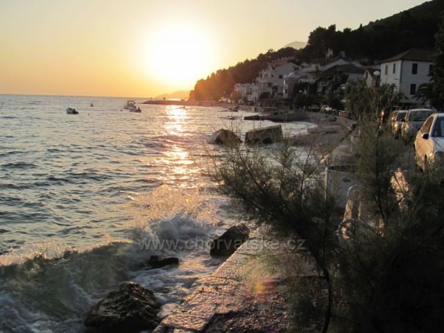 západ slunce,Zaostrog červenec 2012