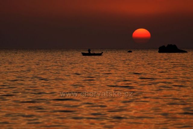 západ slunce v Medici