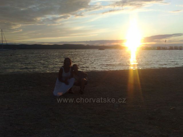 Západ slunce na pláži