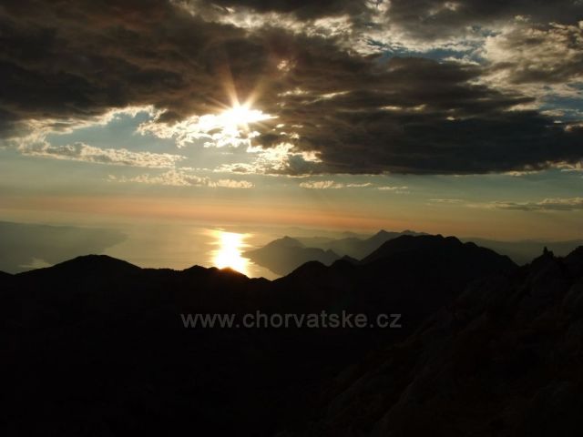 Biokovo - západ slunce