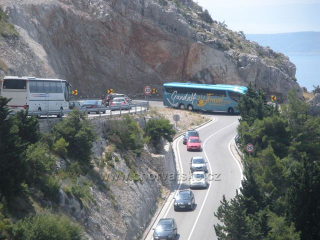sobotni zacpa pred makarskou rivierou