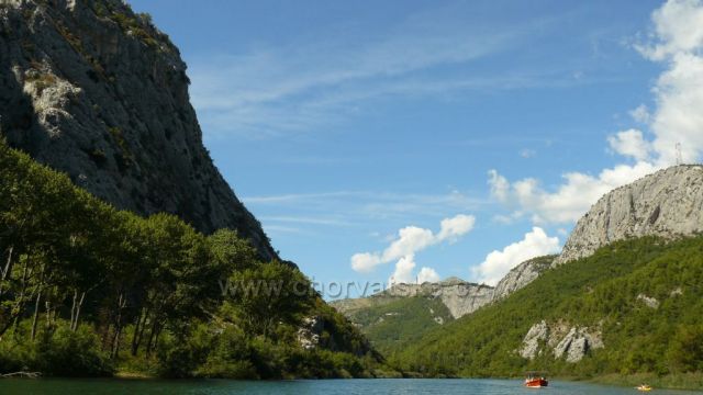 řeka Cetina Omiš-Radmanove mlinice