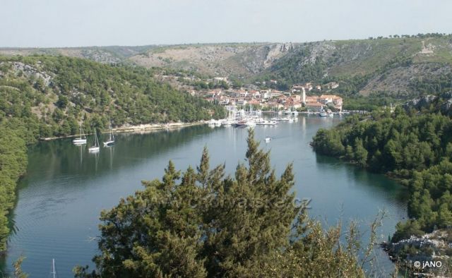 Skradin - prístav.