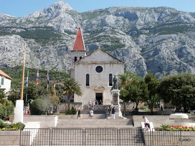 Makarská - kostolík sv. Marka