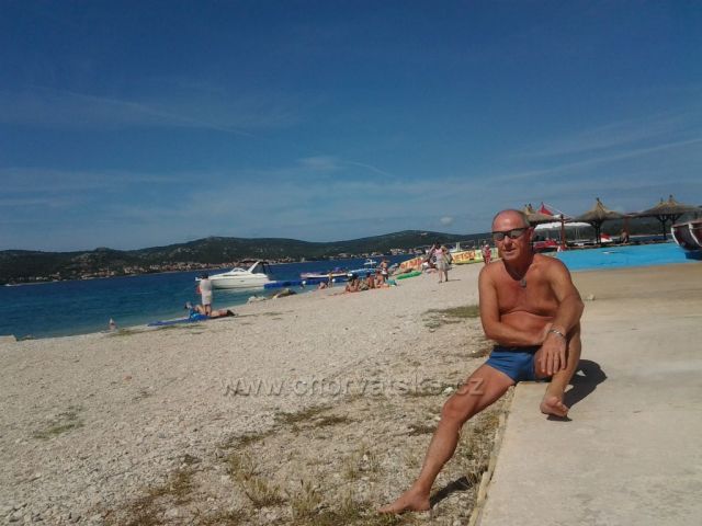 Nádherné pobřeží a pláže v Biogradu na Moru