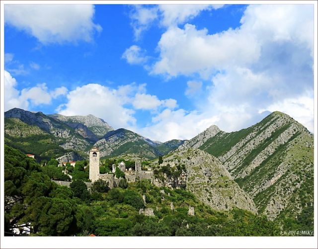 Stari Bar a pohoří Rumija (Montenegro)