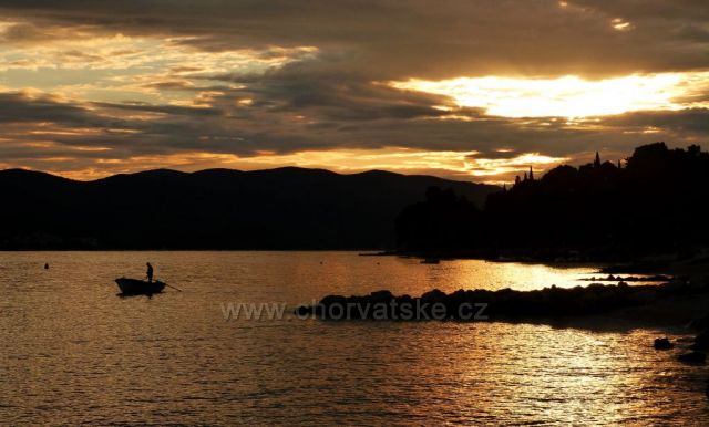 Západ slunce v orebiči