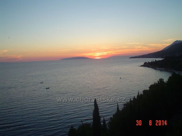 západ slunce
Gradac
