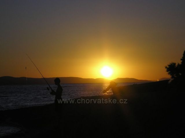 Mala Duba při západu slunce