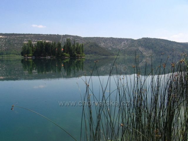 Visovacké jezero, ostrůvek Visovac