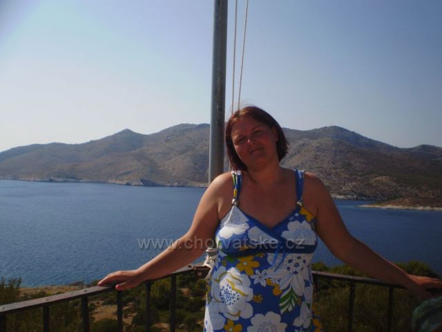 Výhľad z majáku Struga -Lastovo