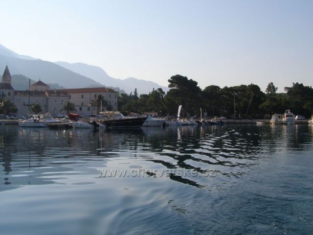 Půjčili jsme si motorový člun.