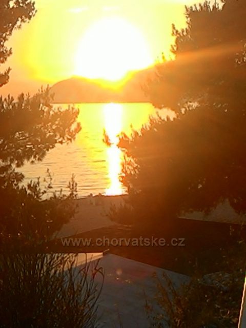 Západ slunce při procházce do Baško Voda