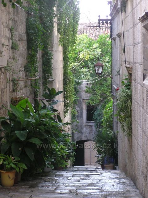starobylé uličky-mesto Korčula