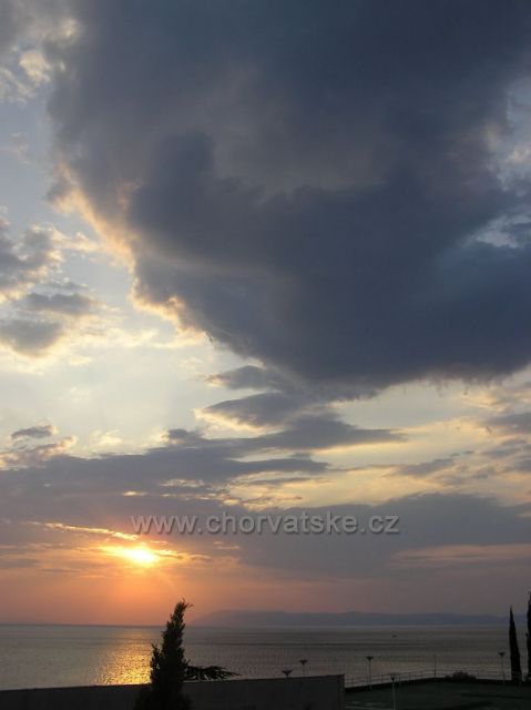 Podgora-západ slnka