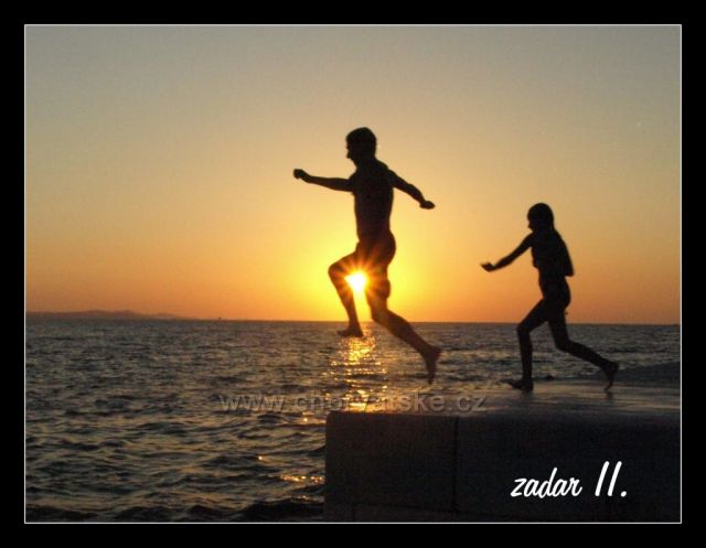 Zadar - molo u mořských varhan - Pocta slunci  se to tam jmenuje