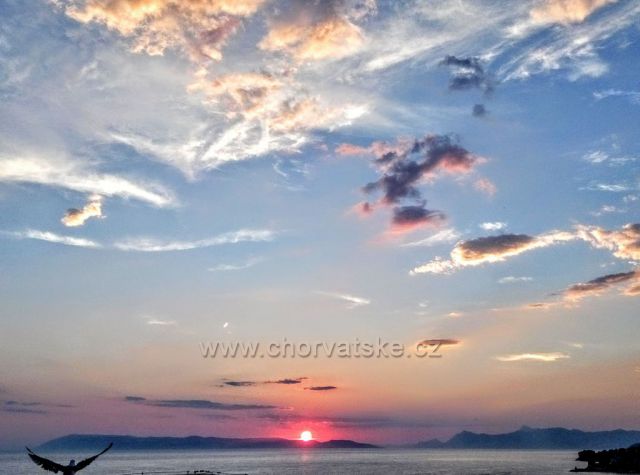 Západ slunce s rackem...