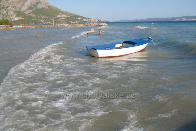 Omiš - Duče, pláž