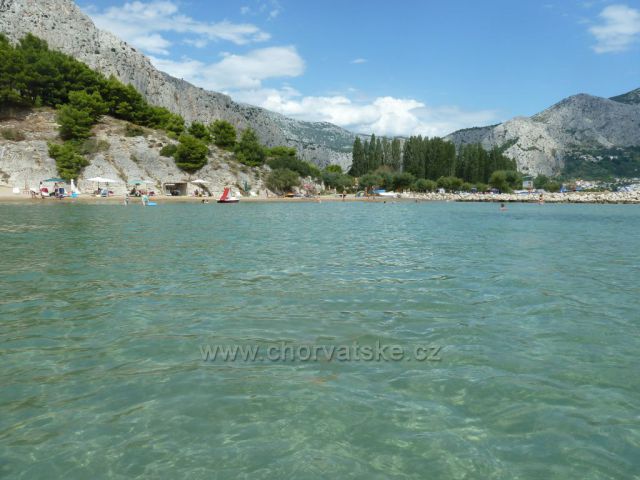Omiš - Duče, pláž