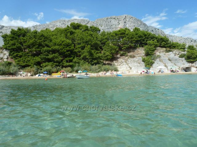 Omiš - Duče, pláž