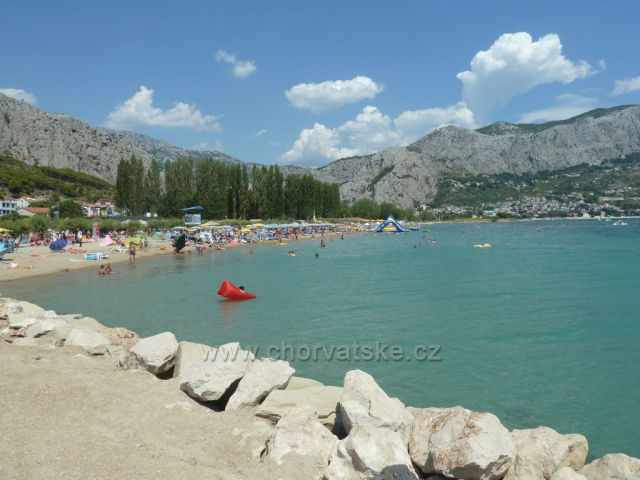 Omiš - Duče, pláž