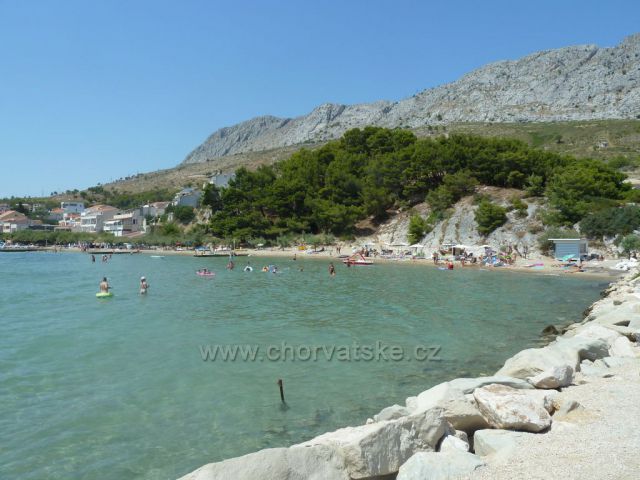Omiš - Duče, pláž