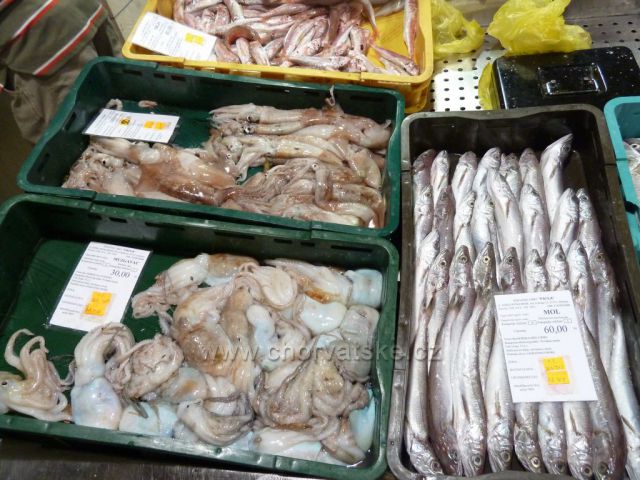 Omiš rybí tržnice