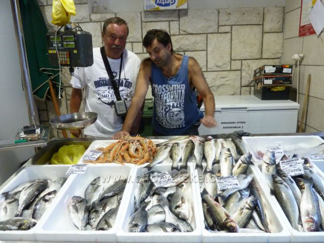 Omiš rybí tržnice