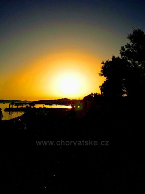 Západ slunce - Pakoštane