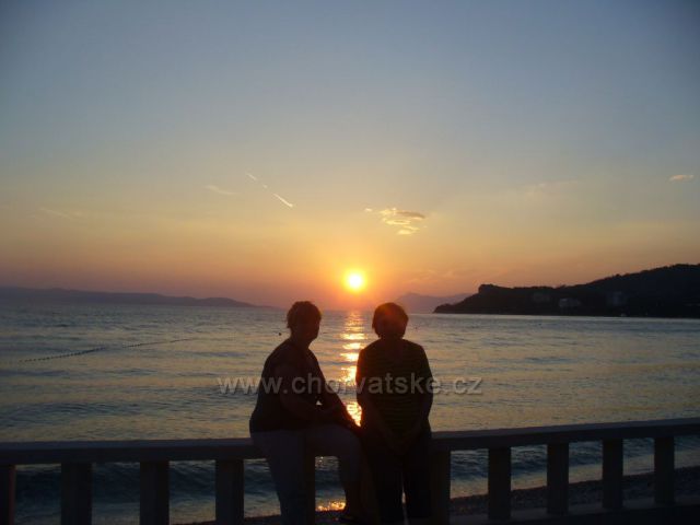 Západ slunce v Tučepi