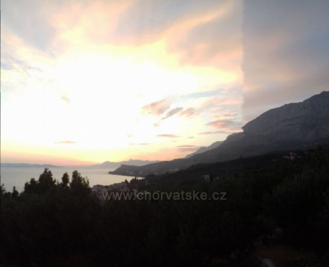 Západ slunce v Tučepi