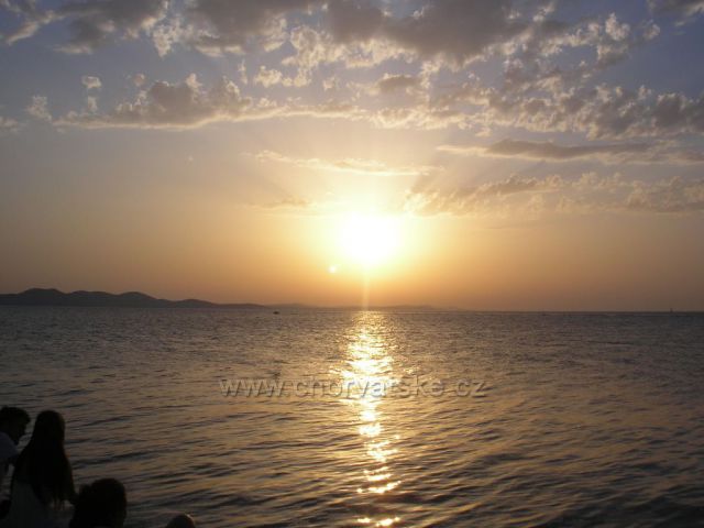 západ slunce v Zadaru 1