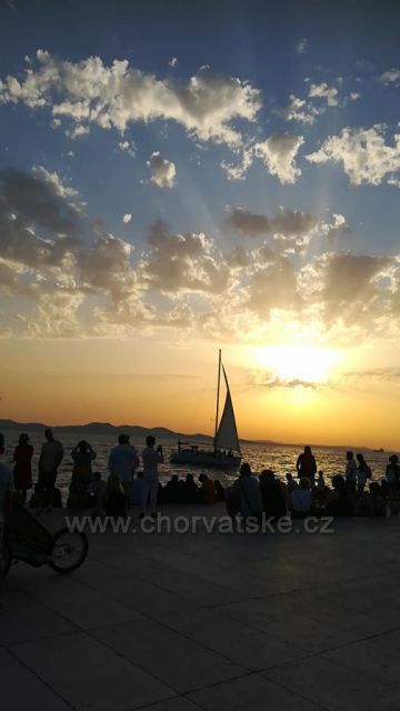 západ slunce v Zadaru 3