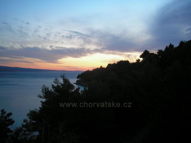 Staniči - západ slunce