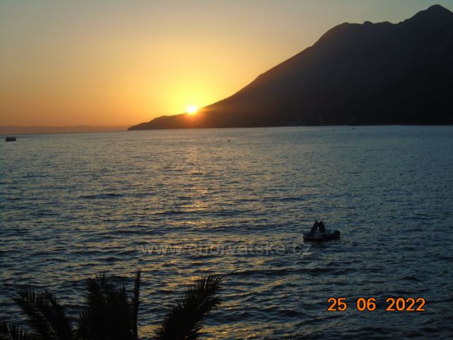 západ slunce v Podace