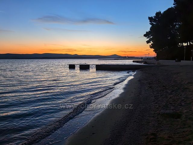 Kempová pláž Primorje.